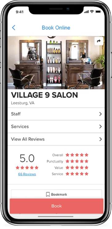 Website feature shown in a live client app