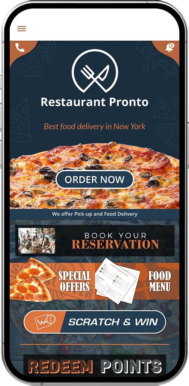 Live client app screen