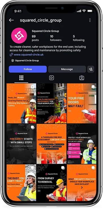 Instagram feed design by GōMERIC