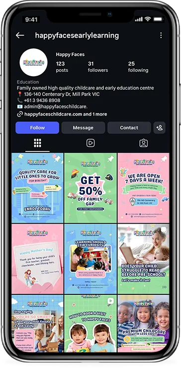 Instagram feed design by GōMERIC