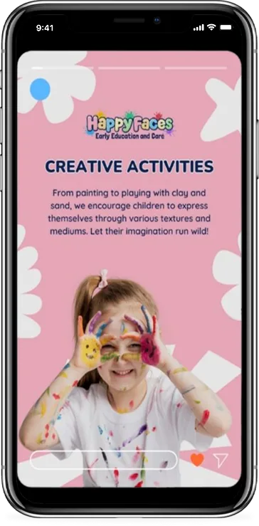 Instagram story design by GōMERIC
